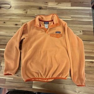 Small Patagonia fleece, Creamsicle color
